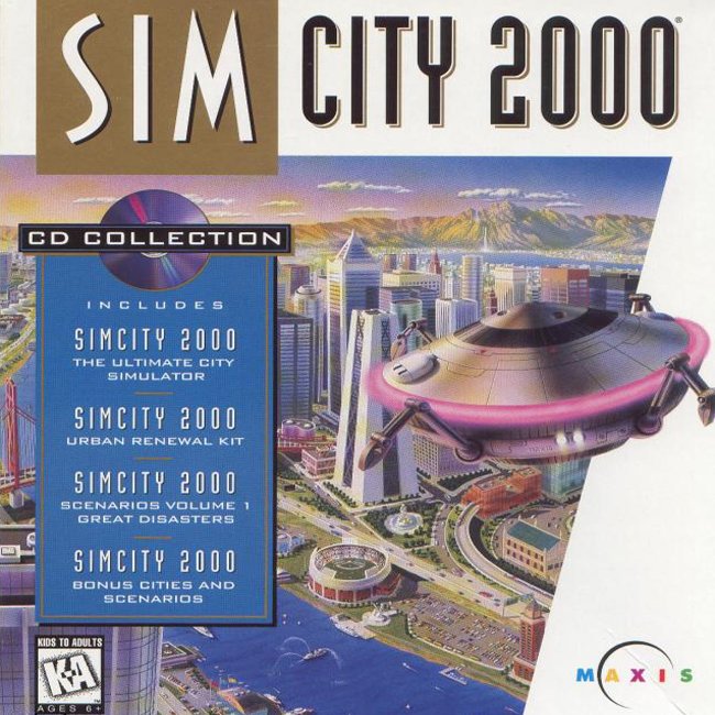 SimCity 2000: CD Collection - pedn CD obal