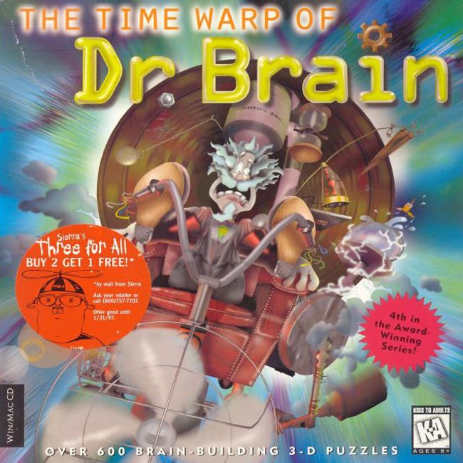 The Time Warp of Dr. Brain - pedn CD obal