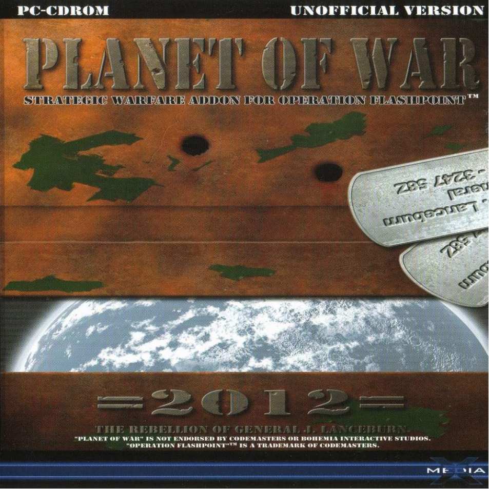 Operation Flashpoint: Planet of War - pedn CD obal