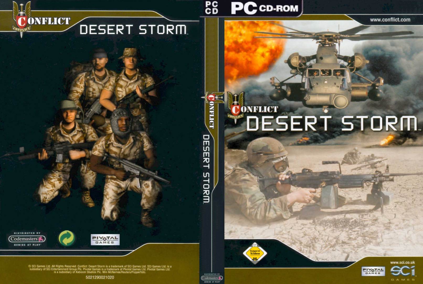 Conflict: Desert Storm - DVD obal