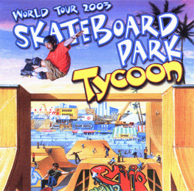 Skateboard Park Tycoon: World Tour 2003 - pedn CD obal