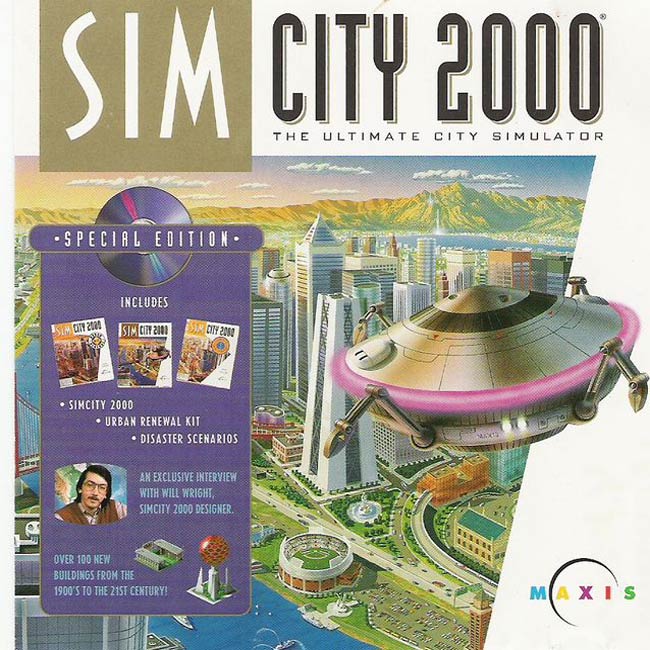 SimCity 2000: Special Edition - pedn CD obal