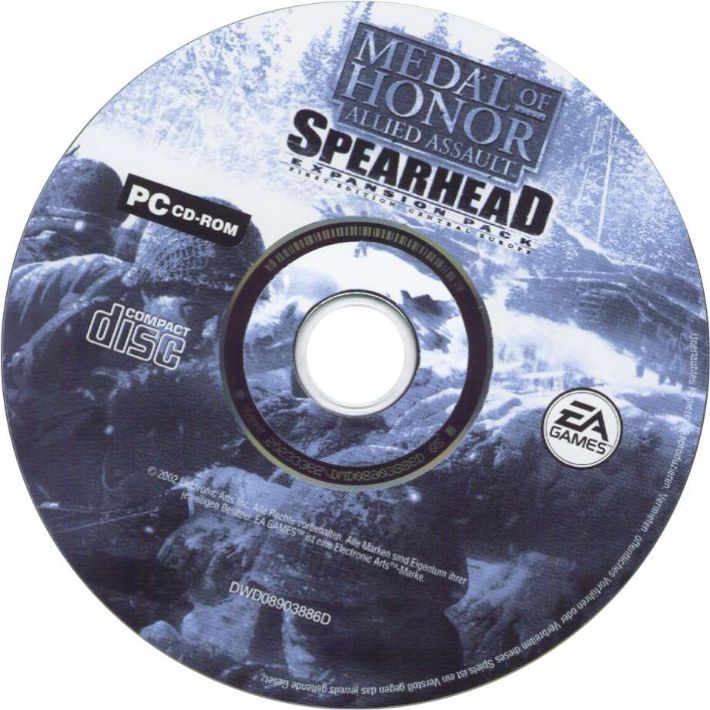 Medal of Honor: Allied Assault: Spearhead - CD obal 2