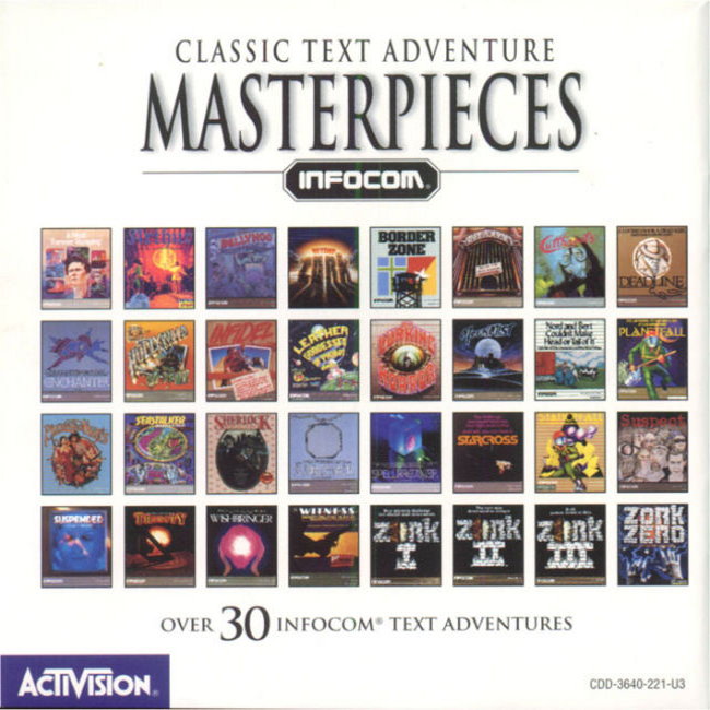 Classic Text Adventure Masterpieces of Infocom - pedn CD obal