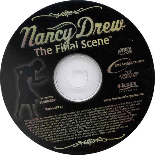 Nancy Drew: The Final Scene - CD obal