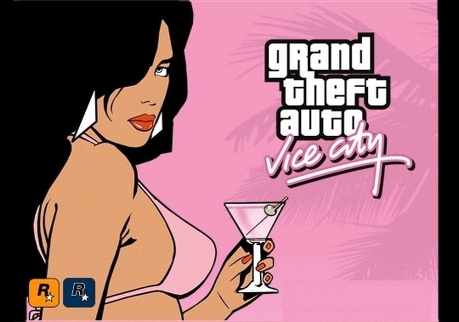 Grand Theft Auto: Vice City - zadn vnitn CD obal
