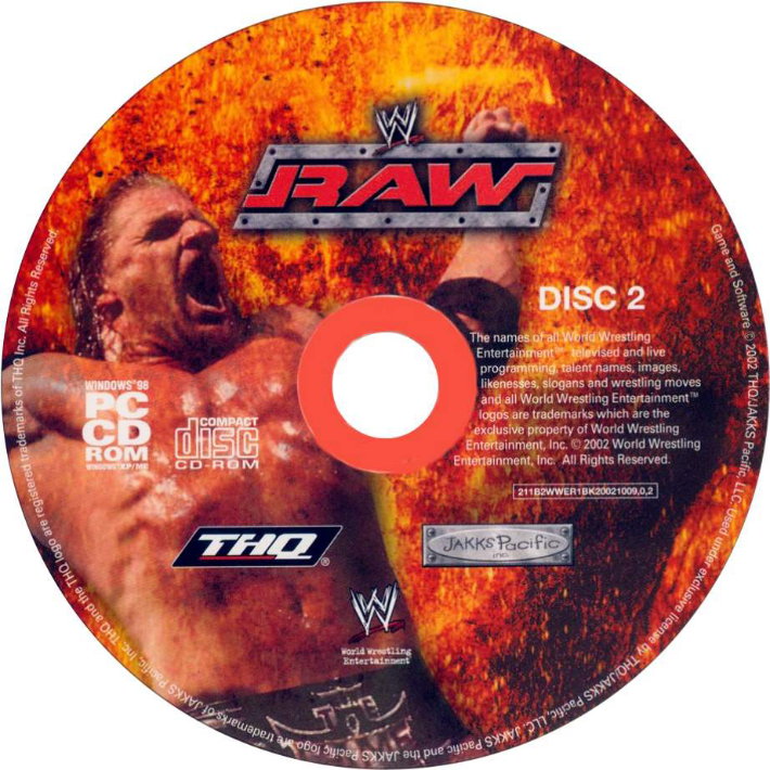 WWE Raw - CD obal 2