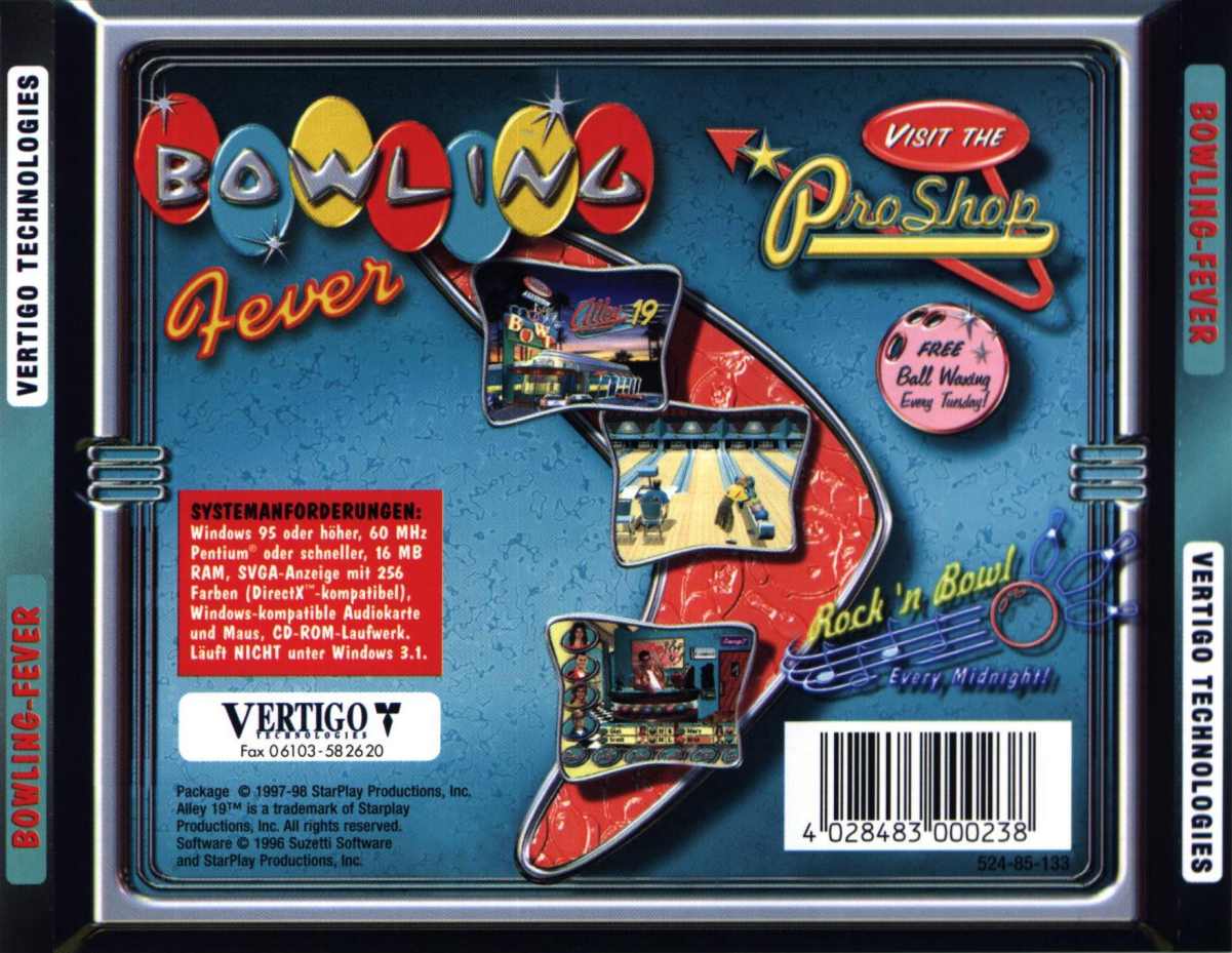 Bowling Fever - pedn CD obal