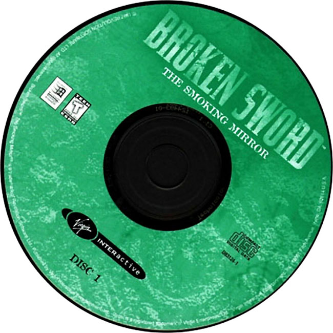 Broken Sword 2: The Smoking Mirror - CD obal