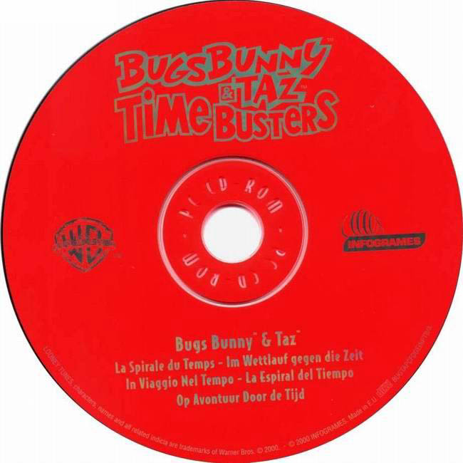 Bugs Bunny and Taz: Time Busters - CD obal