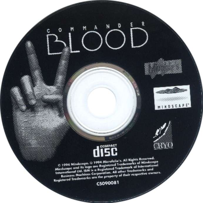 Commander Blood - CD obal