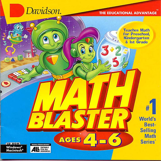 Math Blaster: Ages 4-6 - pedn CD obal