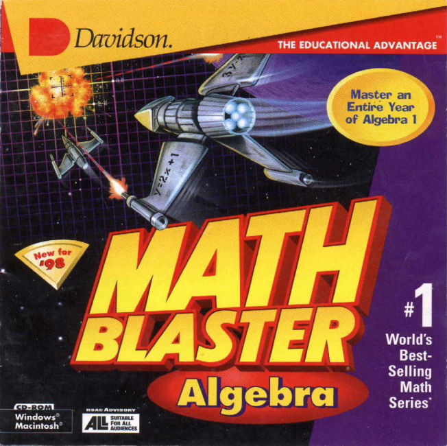 Math Blaster: Algebra - pedn CD obal
