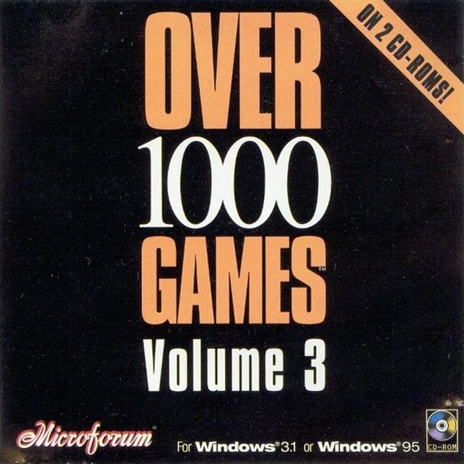 Over 1000 Games: Volume 3 - pedn CD obal