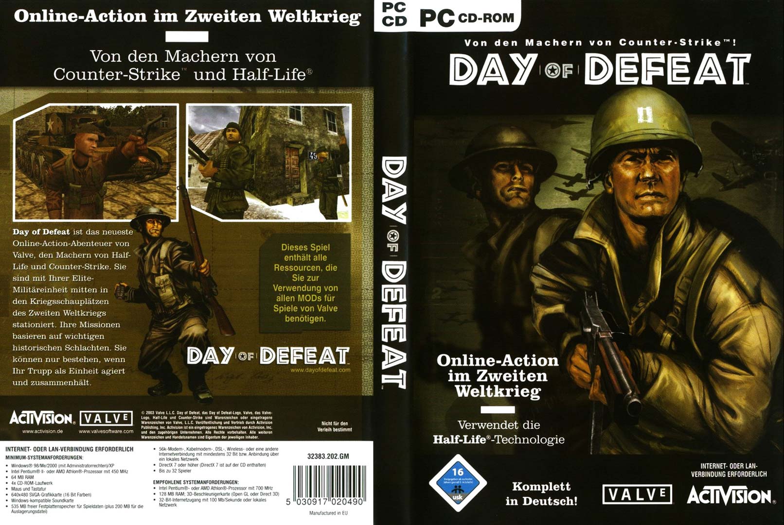 Day of Defeat - DVD obal