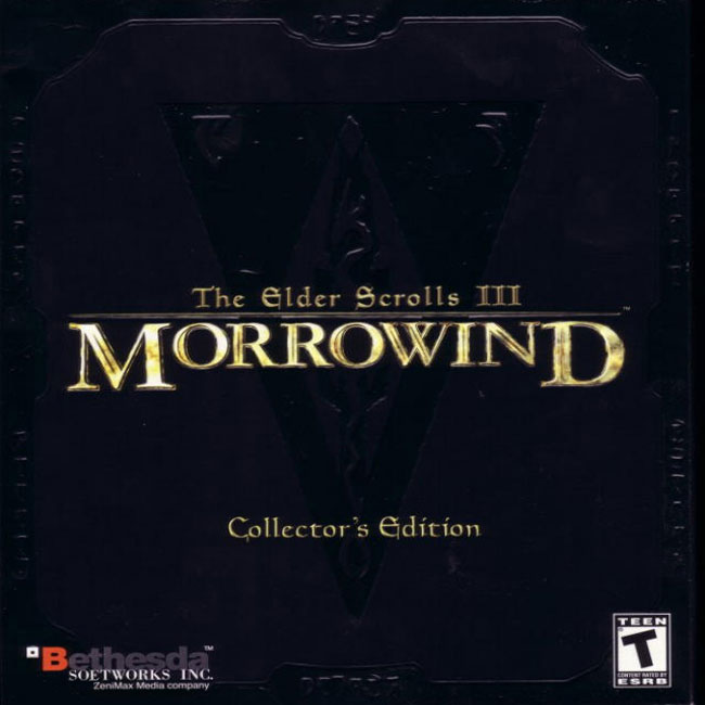 The Elder Scrolls 3: Morrowind - Collector's Edition - pedn CD obal
