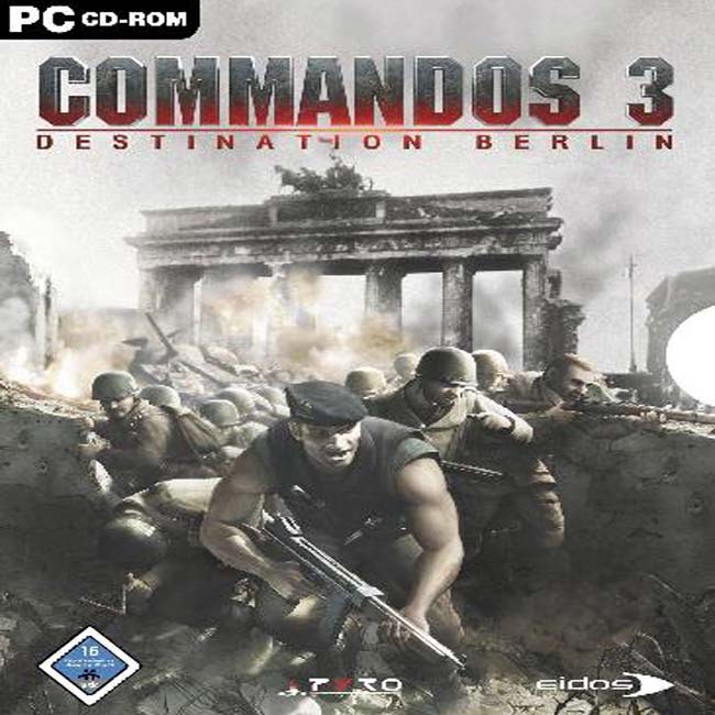 Commandos 3: Destination Berlin - pedn CD obal