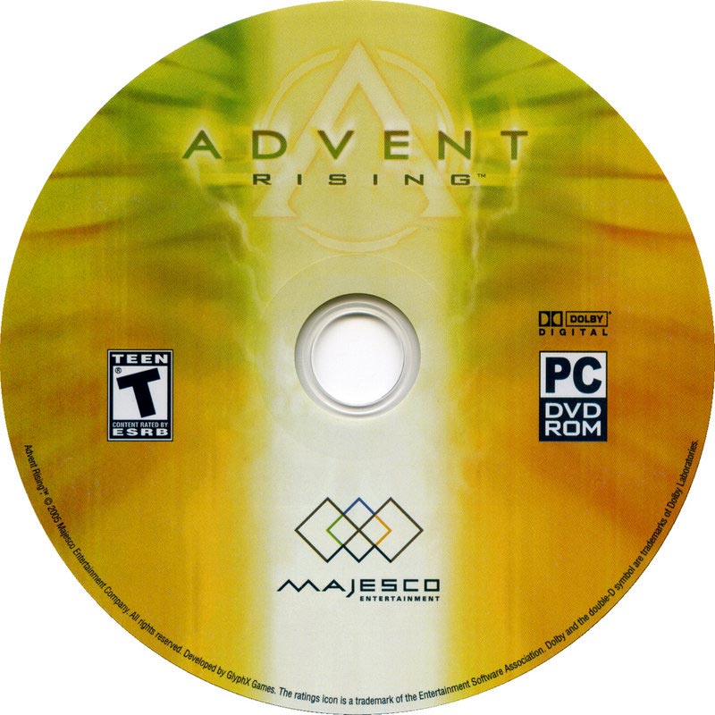 Advent Rising - CD obal