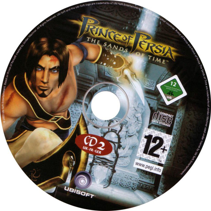Prince of Persia: The Sands of Time - CD obal 2