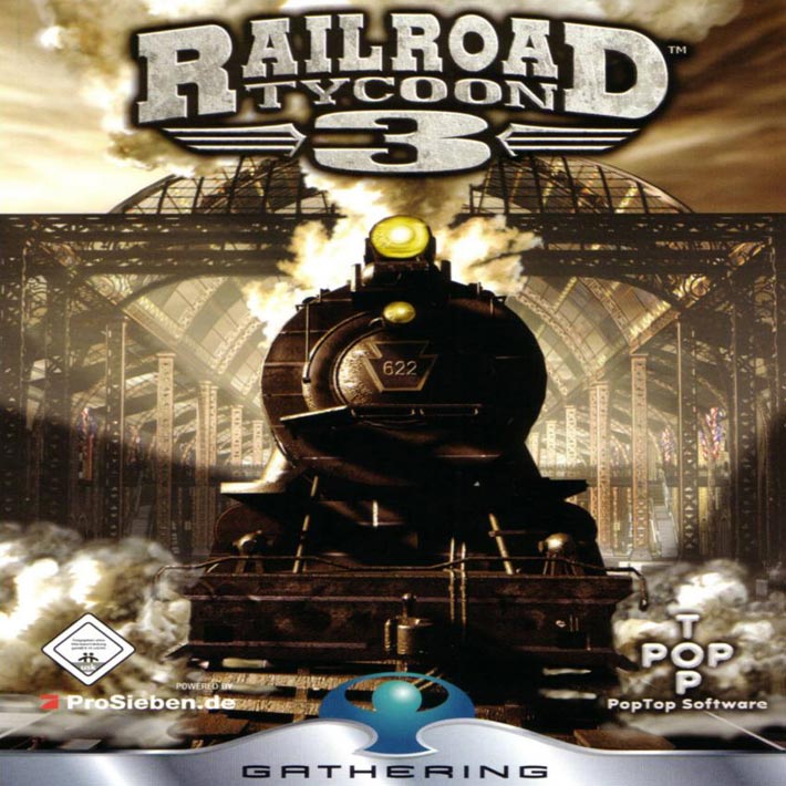 Railroad Tycoon 3 - pedn CD obal