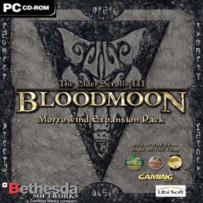 The Elder Scrolls 3: Bloodmoon - pedn CD obal