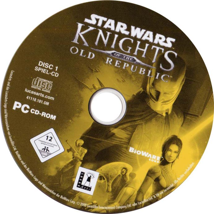 Star Wars: Knights of the Old Republic - CD obal