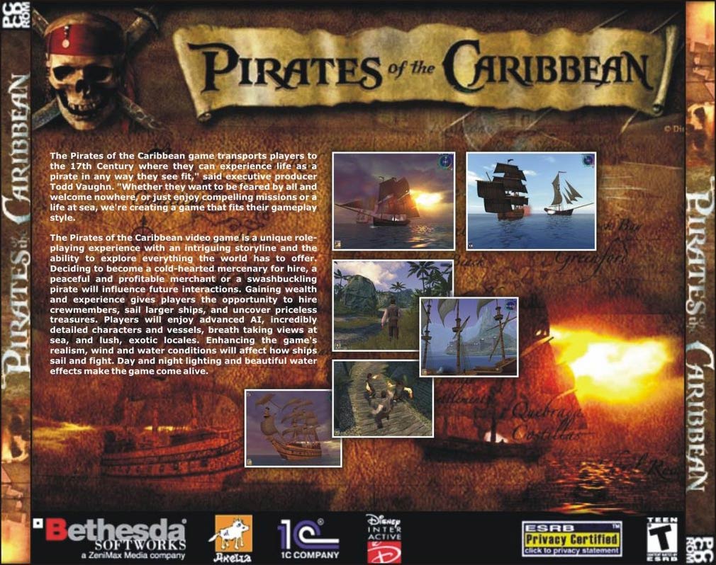 Pirates of the Caribbean - zadn CD obal 2