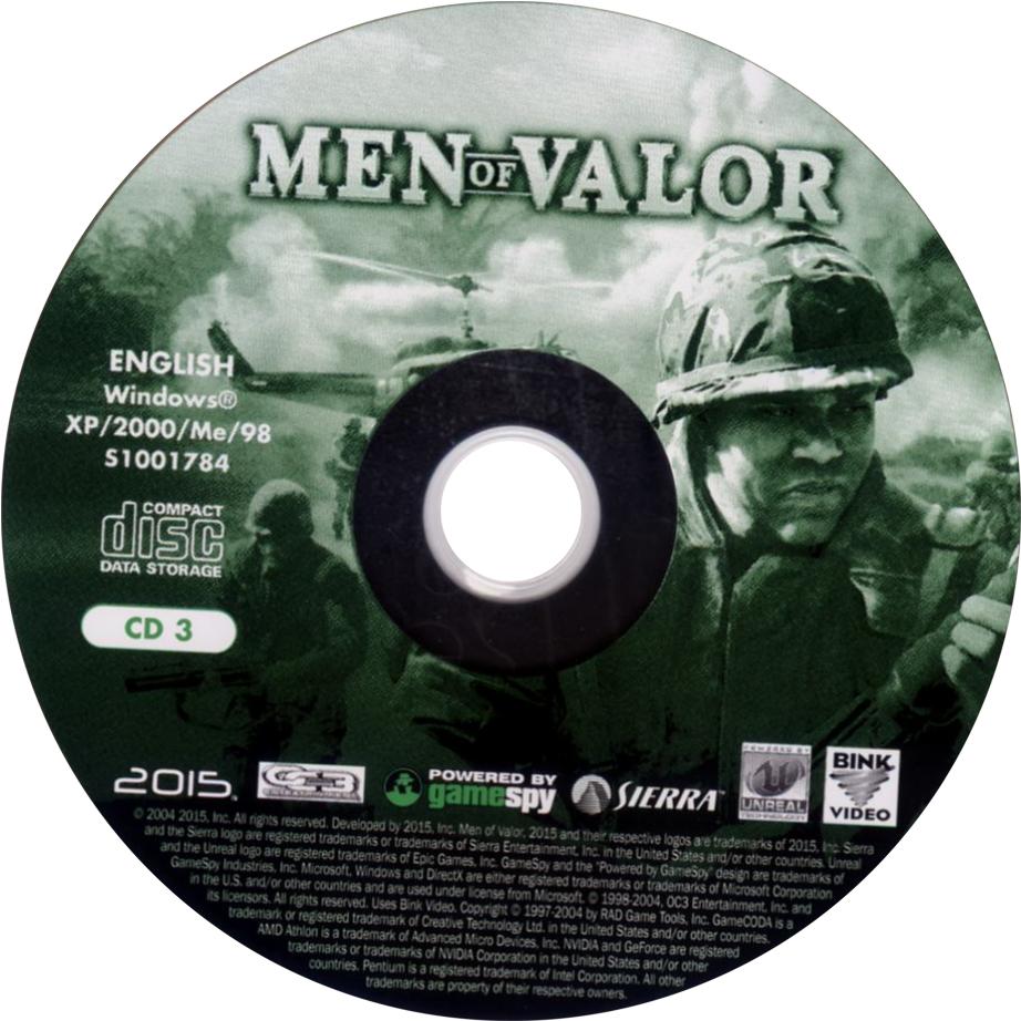 Men of Valor: Vietnam - CD obal 3