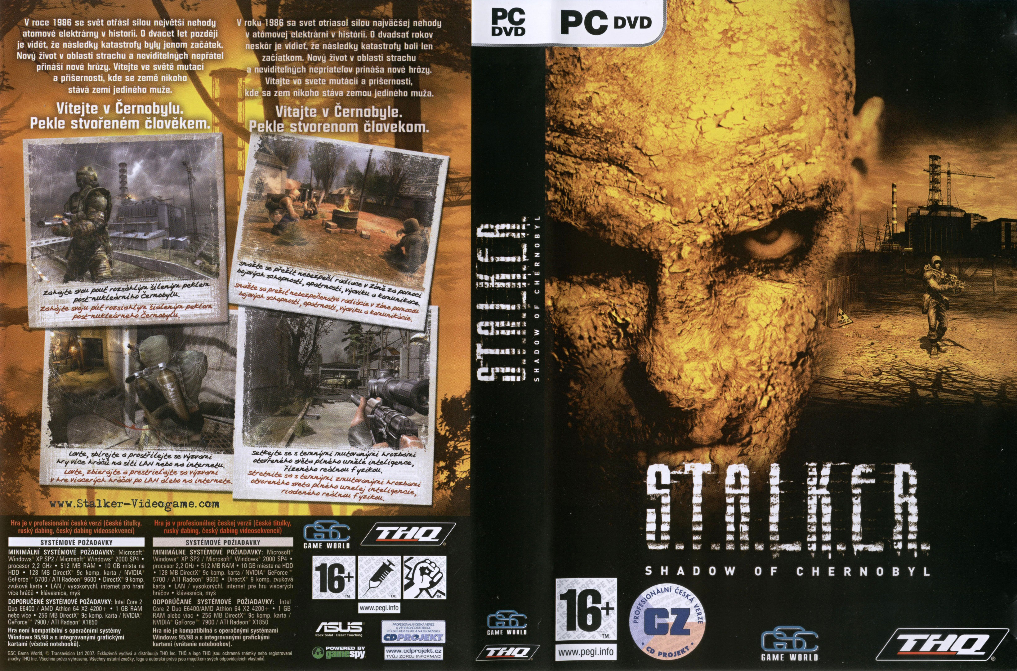 S.T.A.L.K.E.R.: Shadow of Chernobyl - DVD obal 3