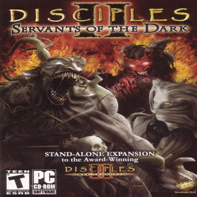 Disciples 2: Servants of the Dark - pedn CD obal