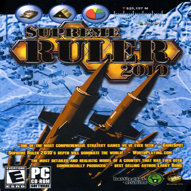 Supreme Ruler 2010 - pedn CD obal