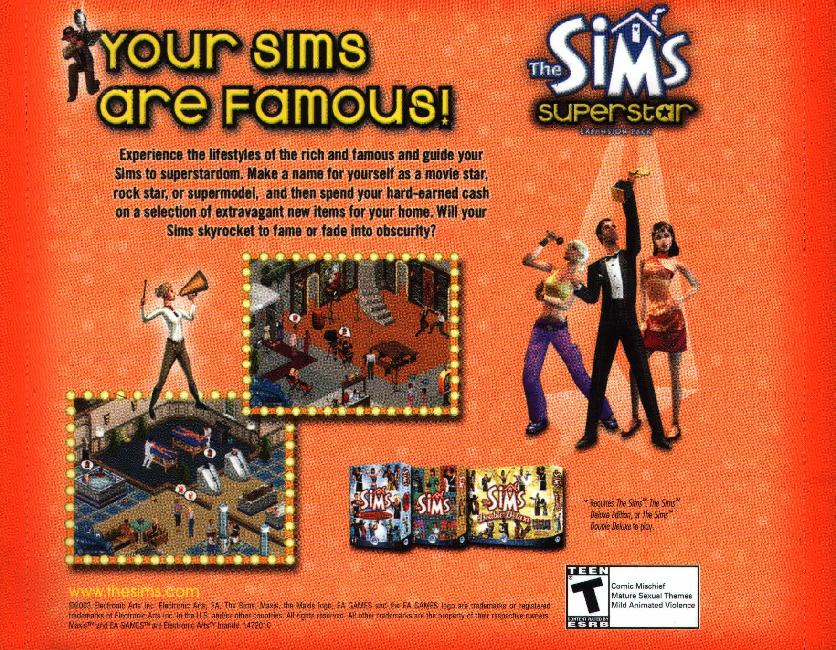 The Sims: Makin' Magic - zadn vnitn CD obal