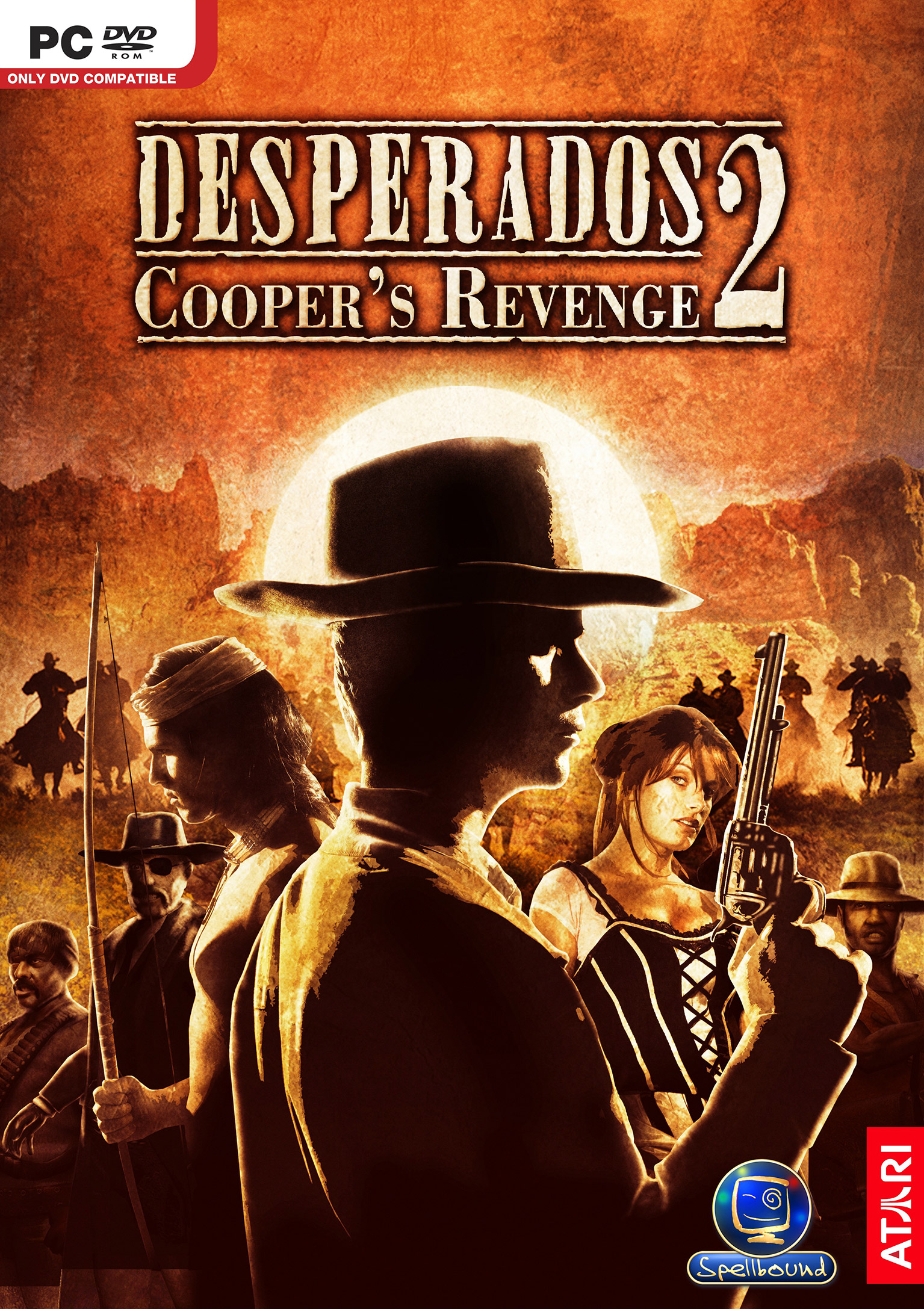 Desperados 2: Cooper's Revenge - pedn DVD obal