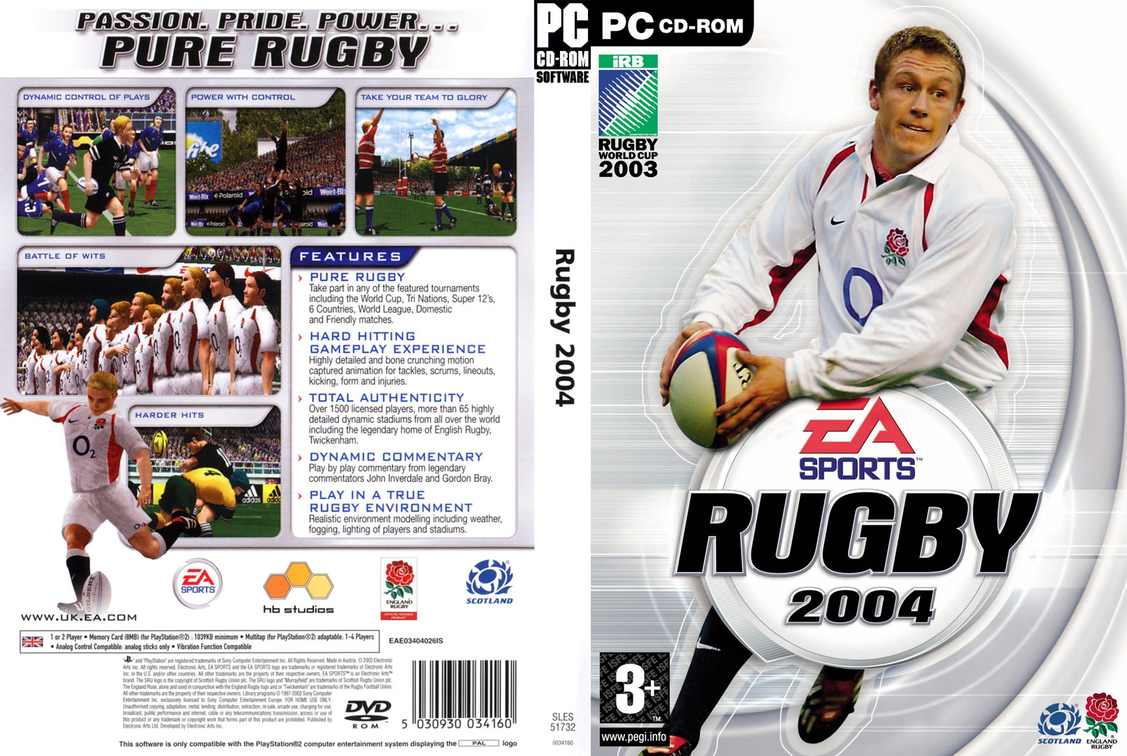 Rugby 2004 - DVD obal