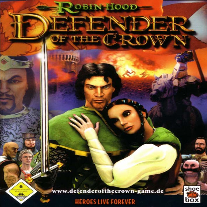 Robin Hood: Defender of the Crown - pedn CD obal