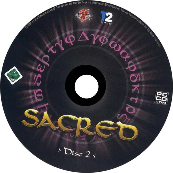 Sacred - CD obal 2