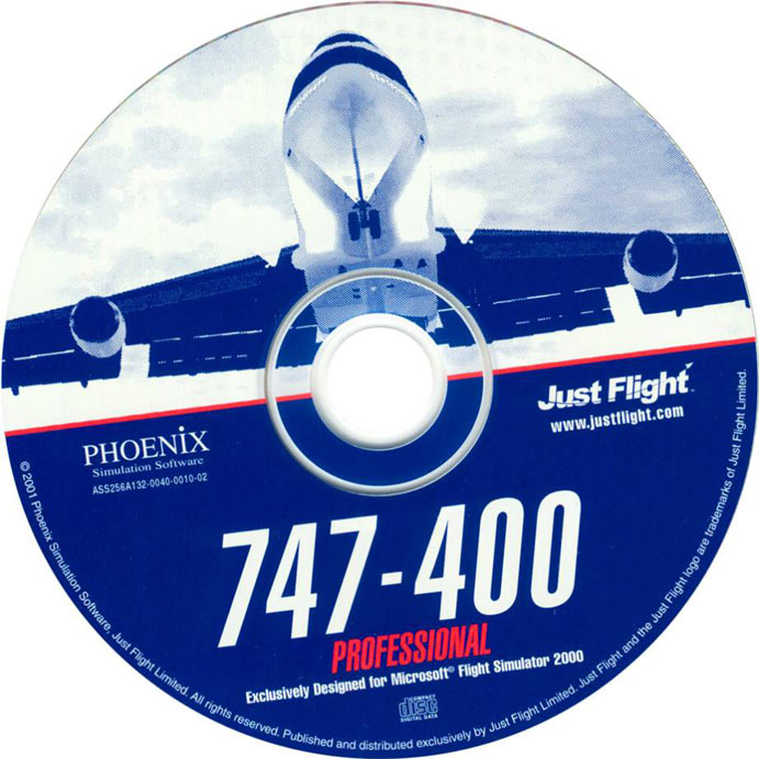 747-400 Professional - MS Flight Simulator 2000 Add-On - CD obal