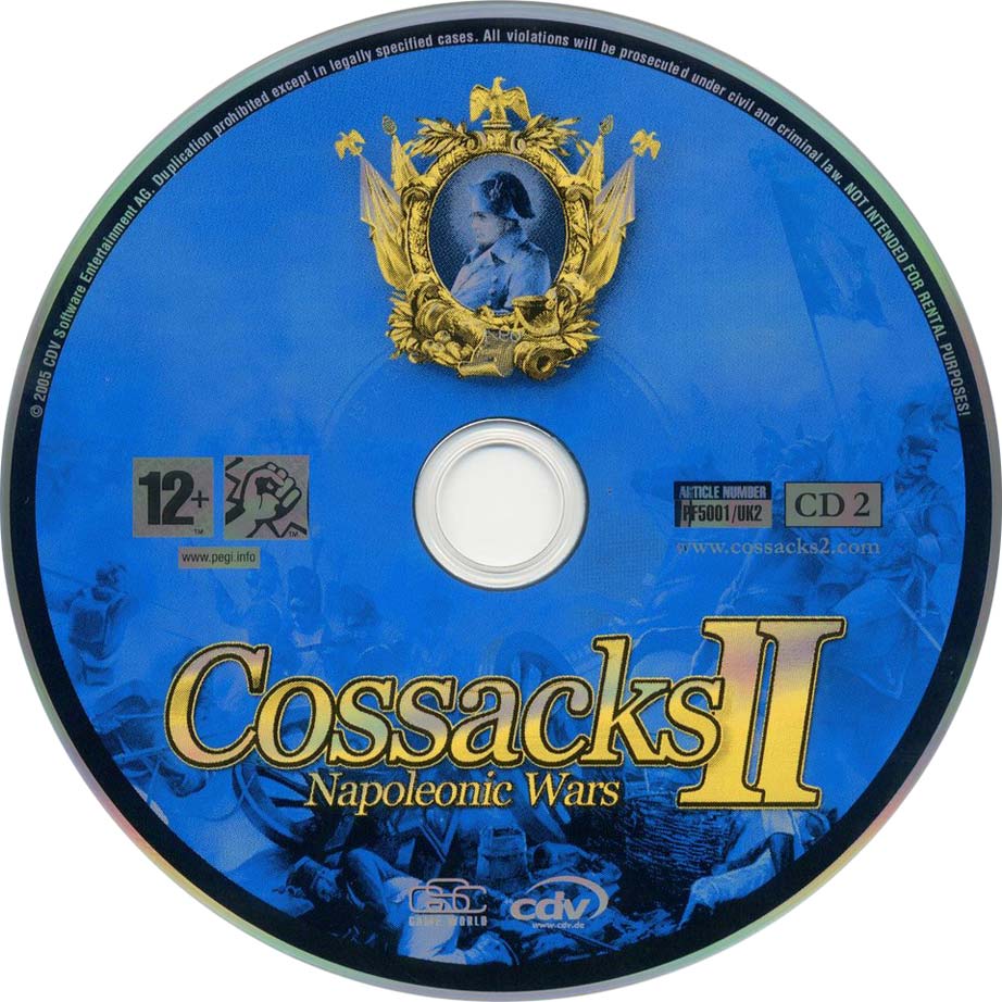 Cossacks 2: Napoleonic Wars - CD obal 2