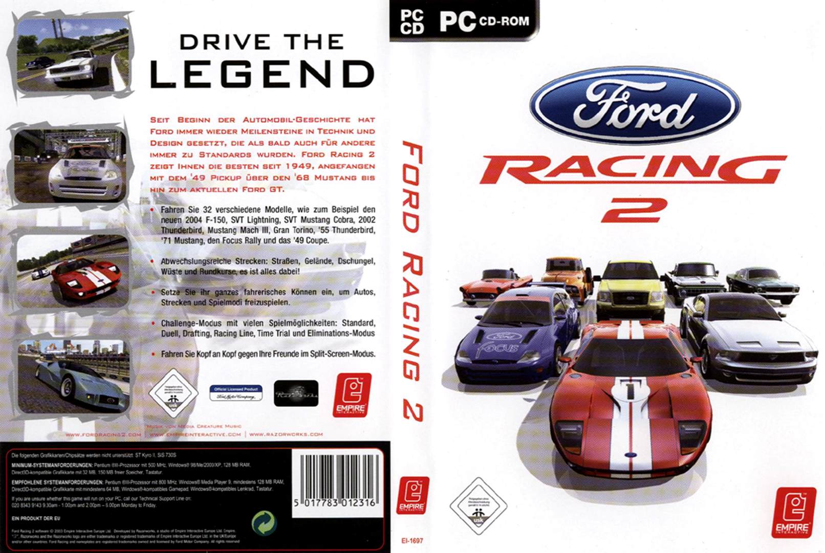 Ford Racing 2 - DVD obal
