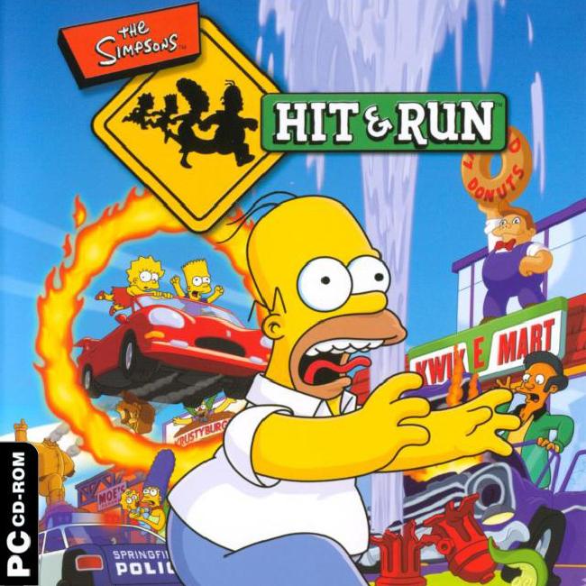 The Simpsons: Hit & Run - pedn CD obal