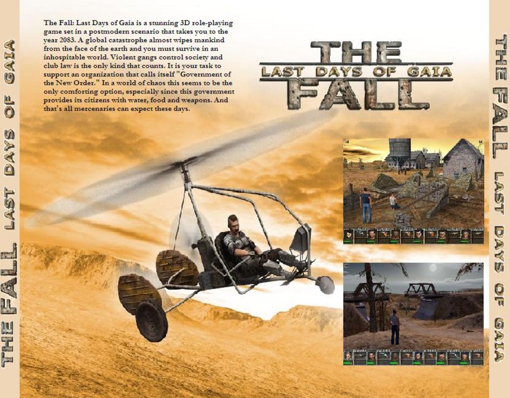 The Fall: Last Days of Gaia - zadn CD obal