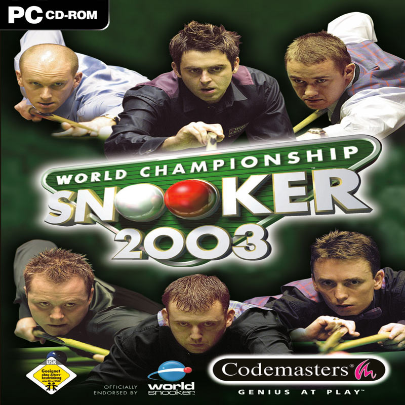 World Championship Snooker 2003 - pedn CD obal