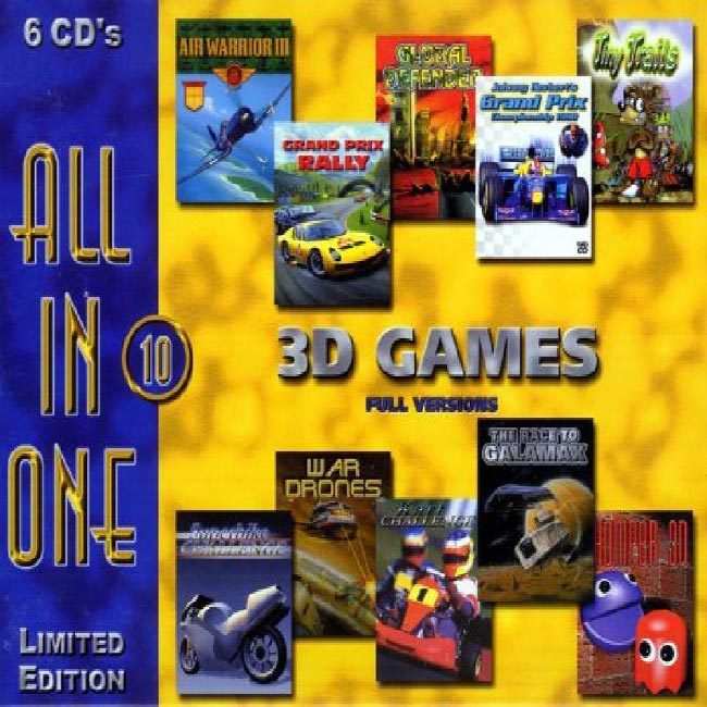 All in One: 3D Games - pedn CD obal