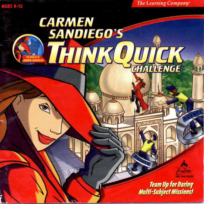 Carmen Sandiego's Think Quick Challenge - pedn CD obal