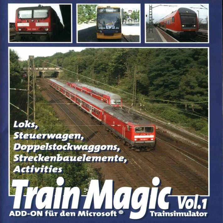 Train Magic - MS train Simulator Add-On - pedn CD obal