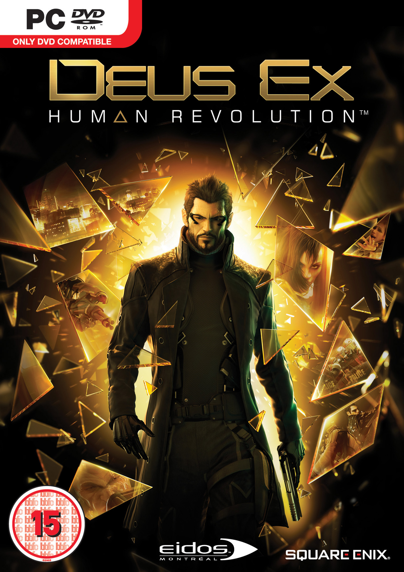 Deus Ex: Human Revolution - pedn DVD obal