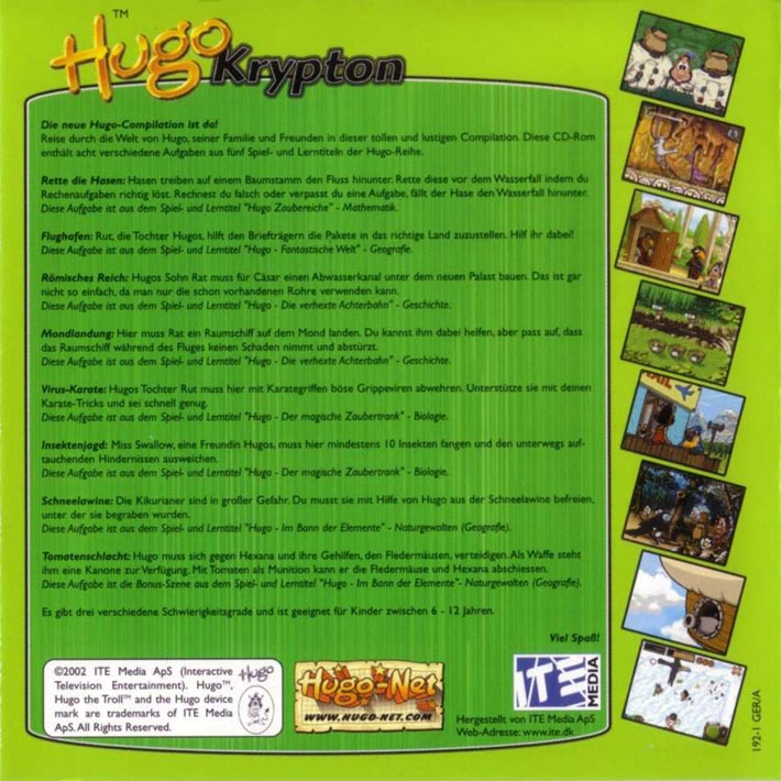 Hugo: Krypton - pedn vnitn CD obal