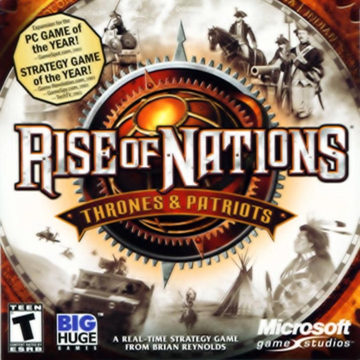 Rise of Nations: Thrones and Patriots - pedn CD obal