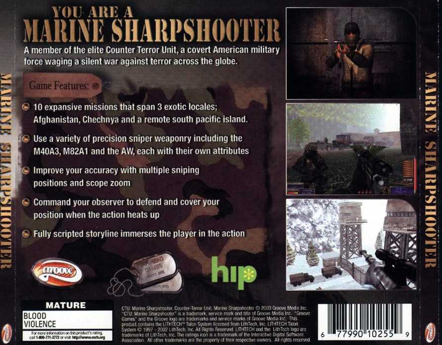 Marine Sharpshooter - zadn CD obal