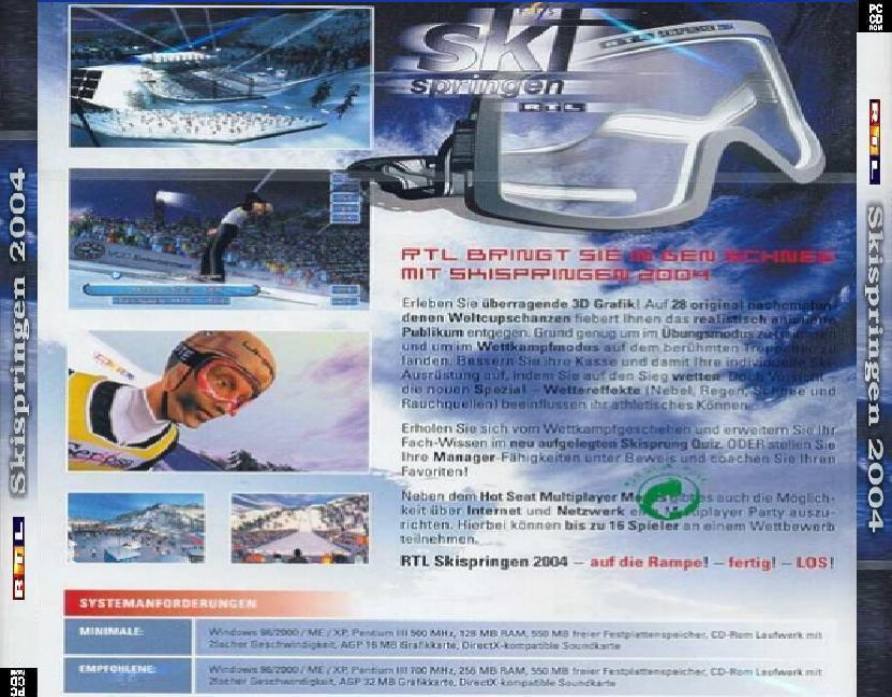 RTL Ski Springen 2004 - zadn CD obal